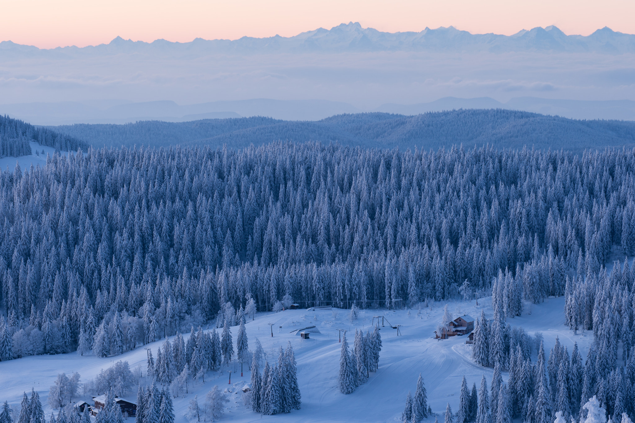 Canon EOS-1D Mark III sample photo. Sunrise - feldberg blackforrest photography