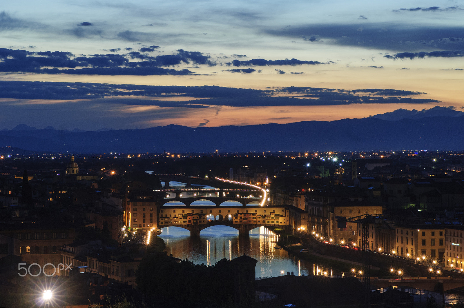 Nikon D2Xs sample photo. Ponte vecchio firenze photography