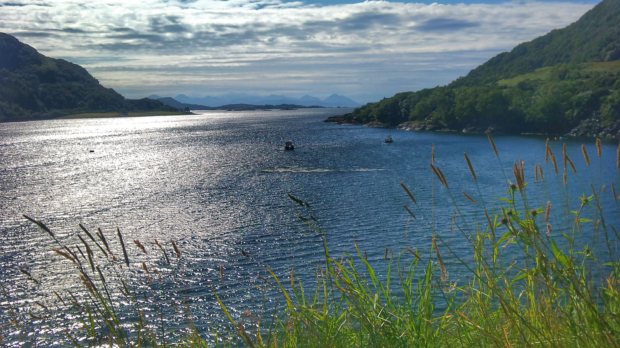 Sony Ericsson U10i sample photo. Highland colours photography
