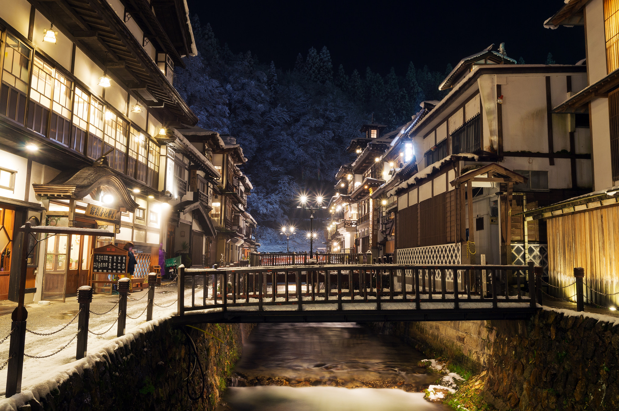 Sony SLT-A57 sample photo. Inn of snowy night photography