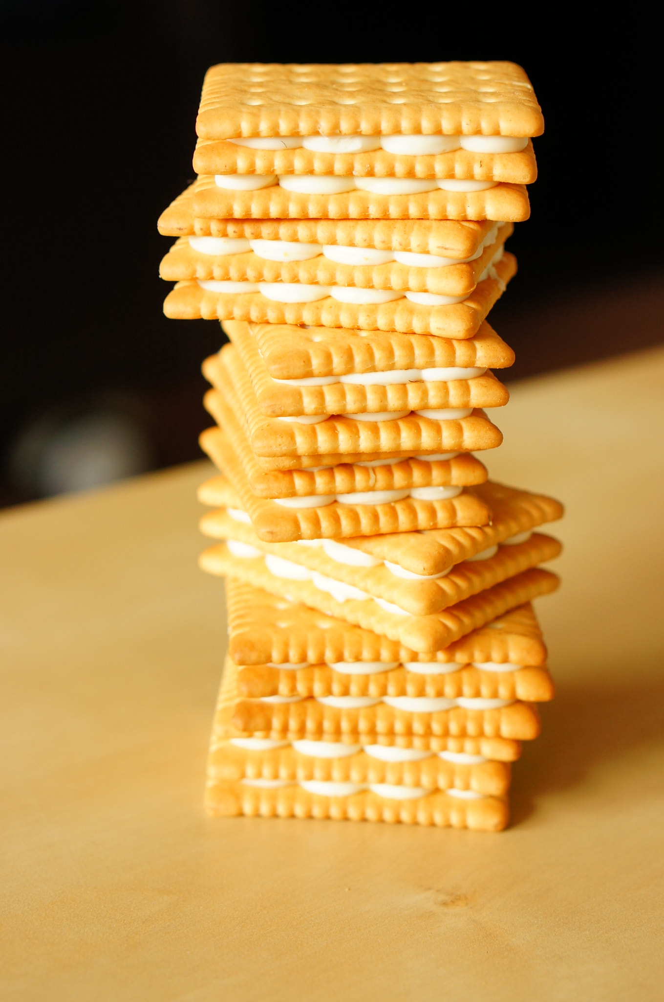 Sony Alpha NEX-5N + Sony E 50mm F1.8 OSS sample photo. Stack of biscuits photography