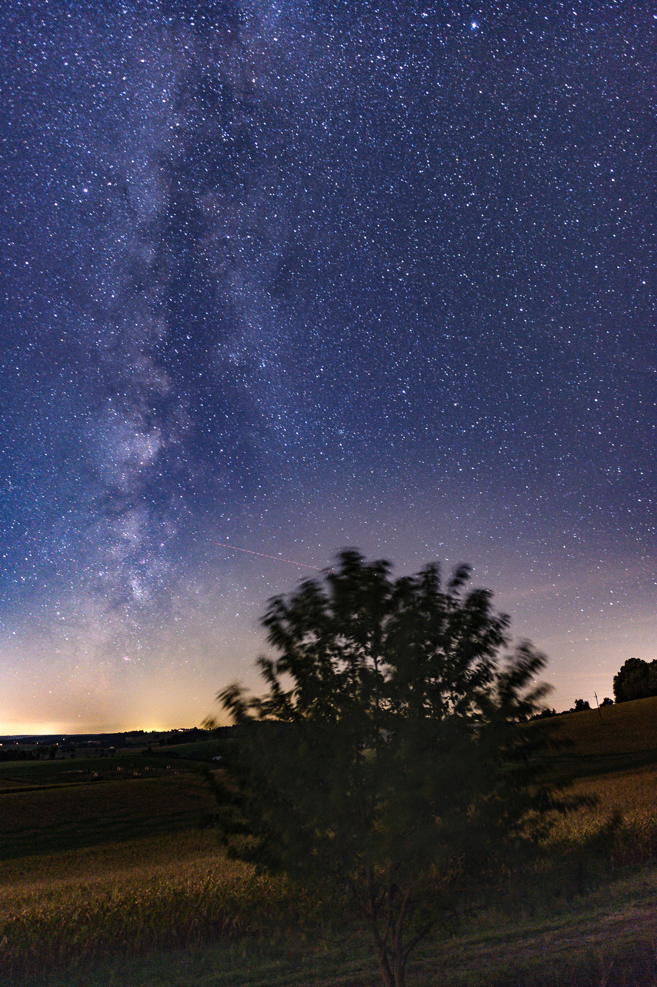 Nikon D700 + Nikon AF-S Nikkor 20mm F1.8G ED sample photo. Milky way photography