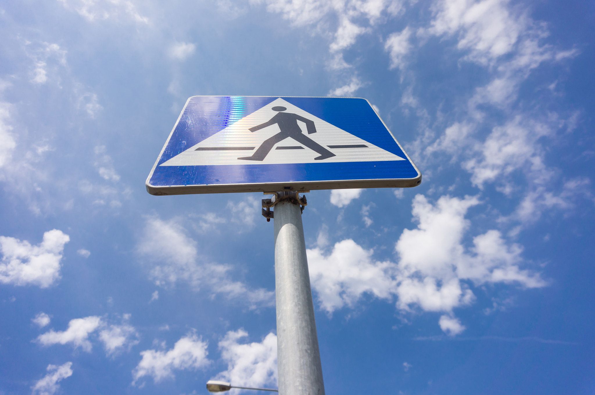 Sony E 16-50mm F3.5-5.6 PZ OSS sample photo. Zebra crossing sign photography