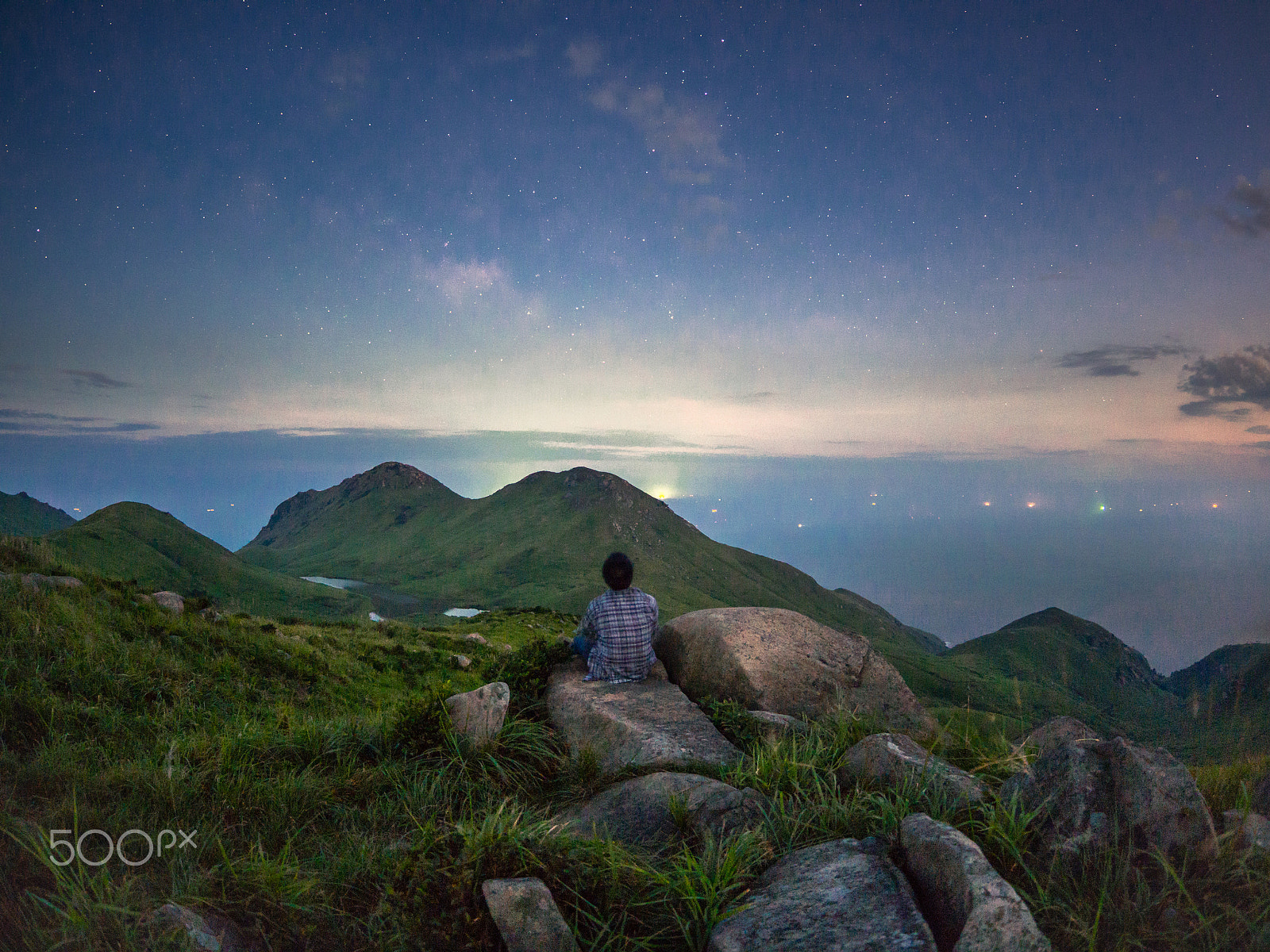 Olympus OM-D E-M10 + OLYMPUS M.8mm F1.8 sample photo. Watching the rising summer milkyway photography