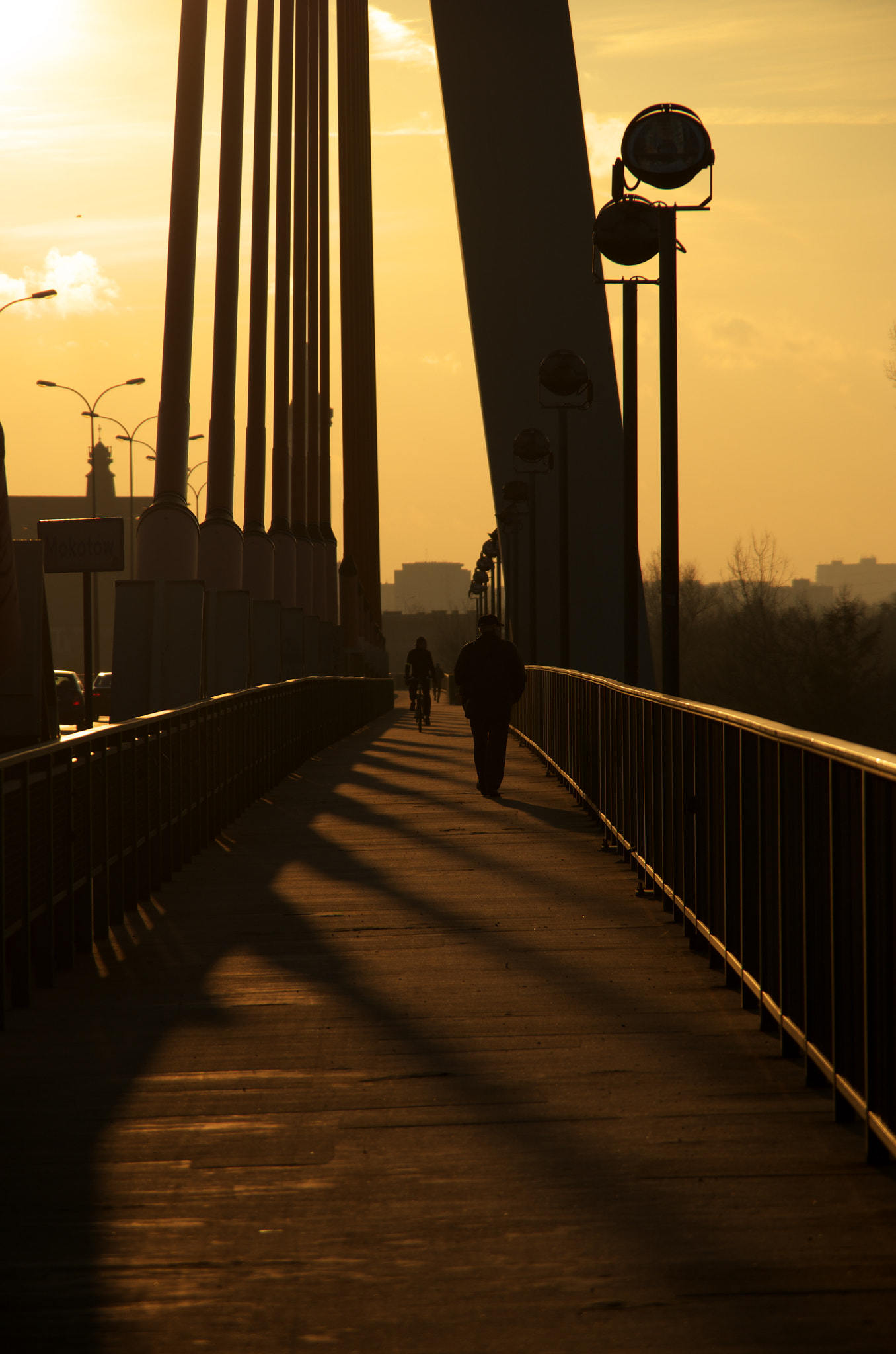Pentax K-50 sample photo. Sunset brigde photography