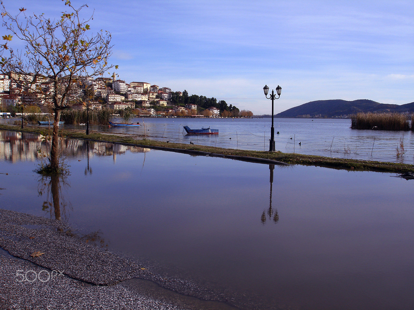 Sony DSC-W7 sample photo. Kastoria lake photography
