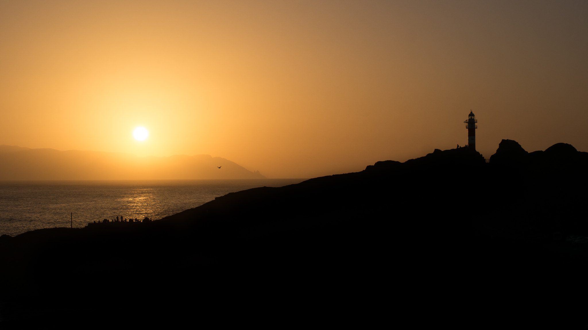 Samsung NX20 + Samsung NX 45mm F1.8 sample photo. Sunset on tenerife photography