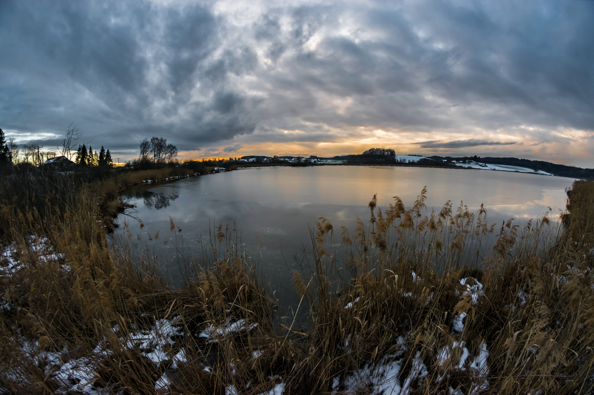 Nikon D5300 + Samyang 8mm F3.5 Aspherical IF MC Fisheye sample photo. Sunset photography