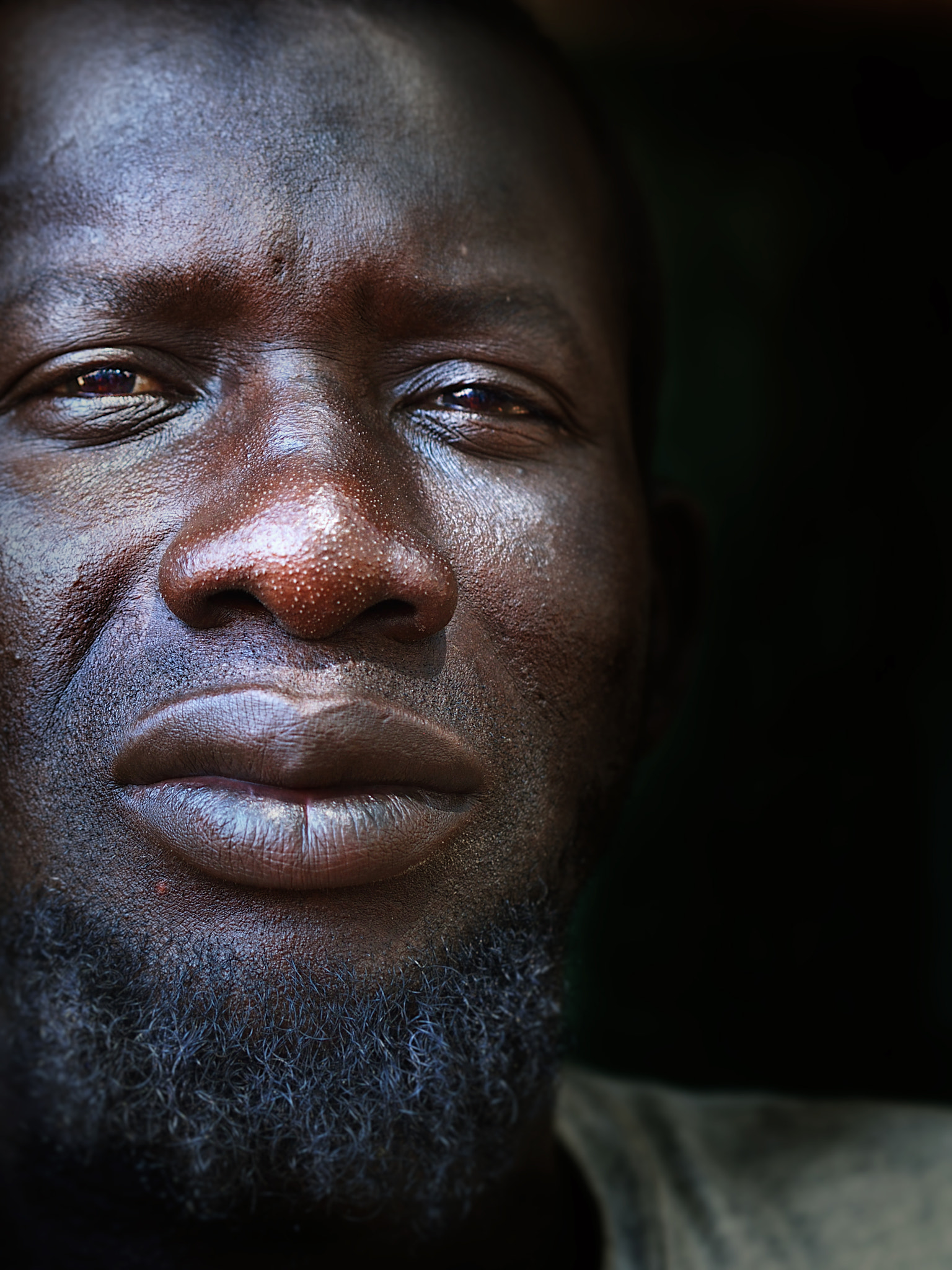 Olympus PEN E-PL5 + Olympus M.Zuiko Digital 45mm F1.8 sample photo. Gambian villager photography