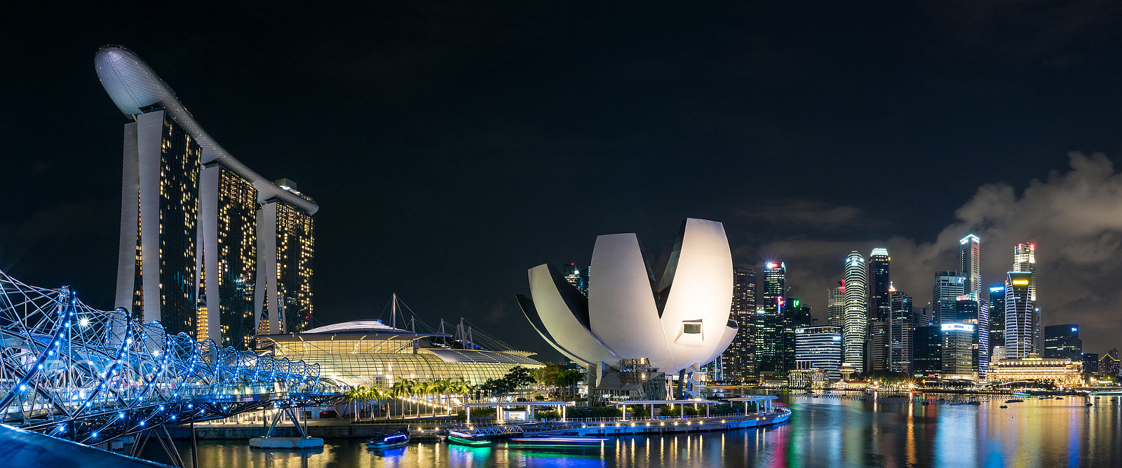 Sony ILCA-77M2 sample photo. Marina bay panorama photography