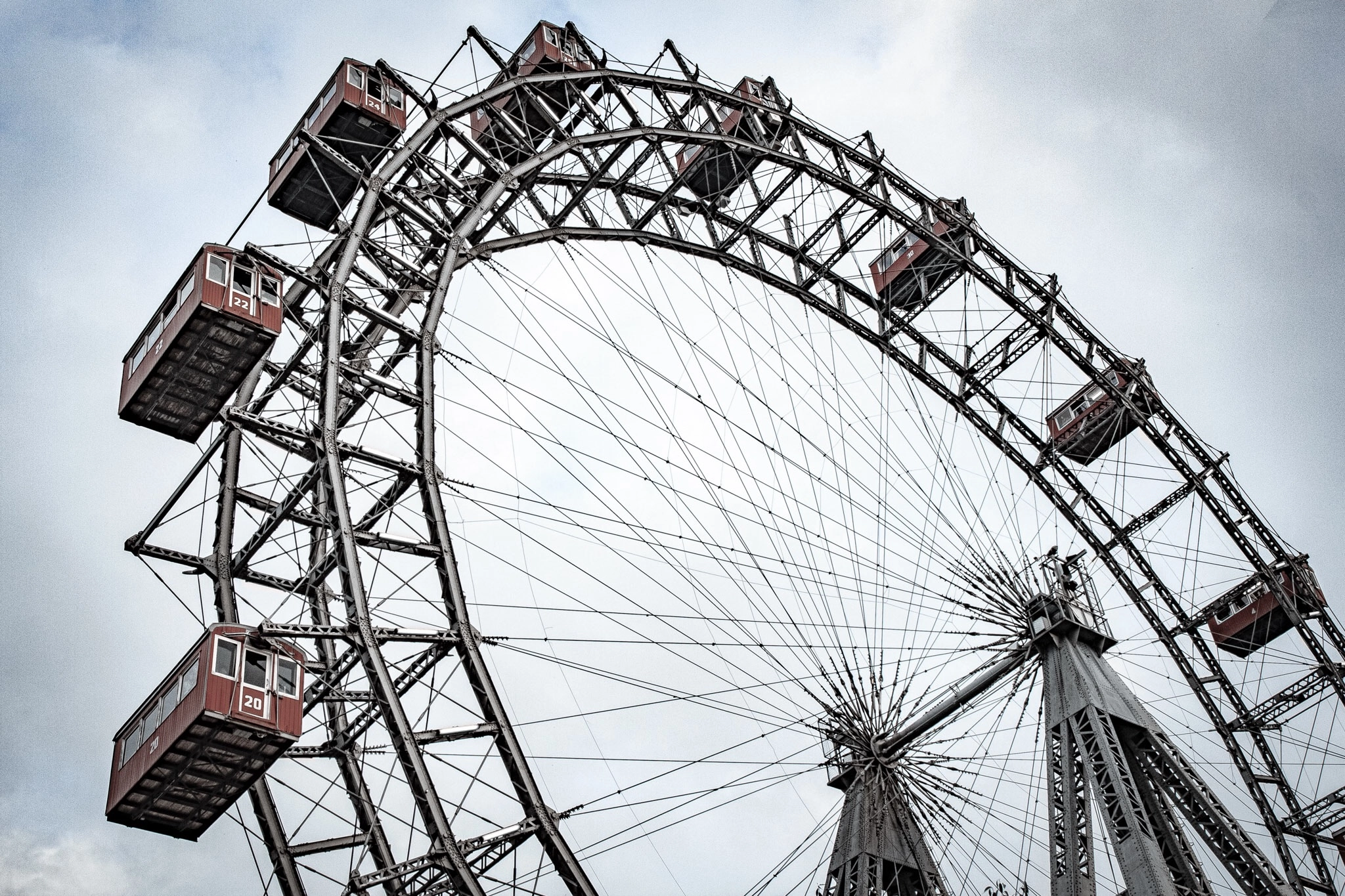Canon EF 24-70mm F4L IS USM sample photo. Wiener riesenrad photography