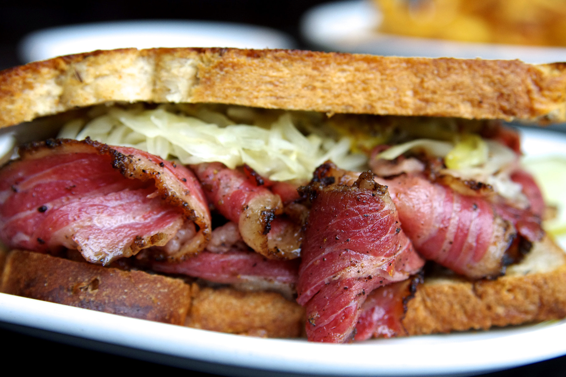 Tamron AF 28-75mm F2.8 XR Di LD Aspherical (IF) sample photo. Pastrami sandwich photography