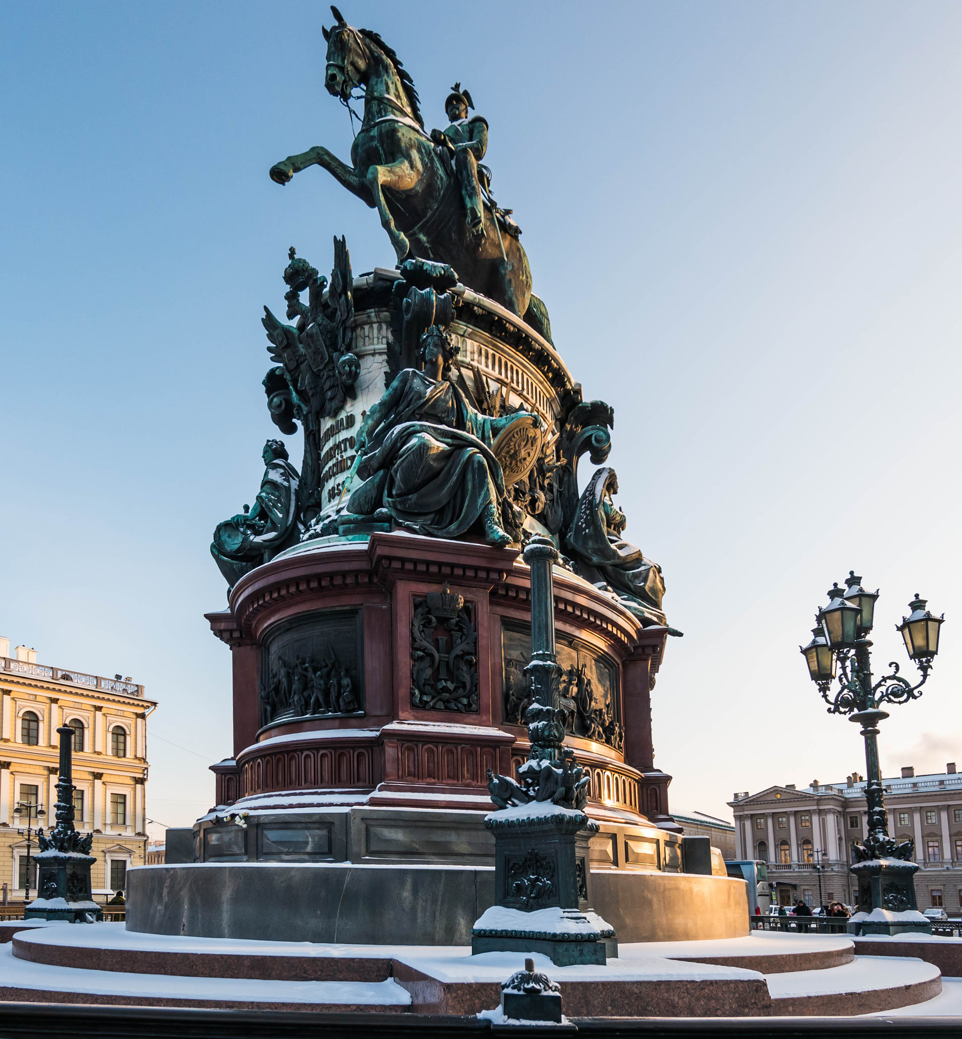 Panasonic Lumix DMC-G6 + Panasonic Lumix G Vario 7-14mm F4 ASPH sample photo. Monument to nicholas i photography