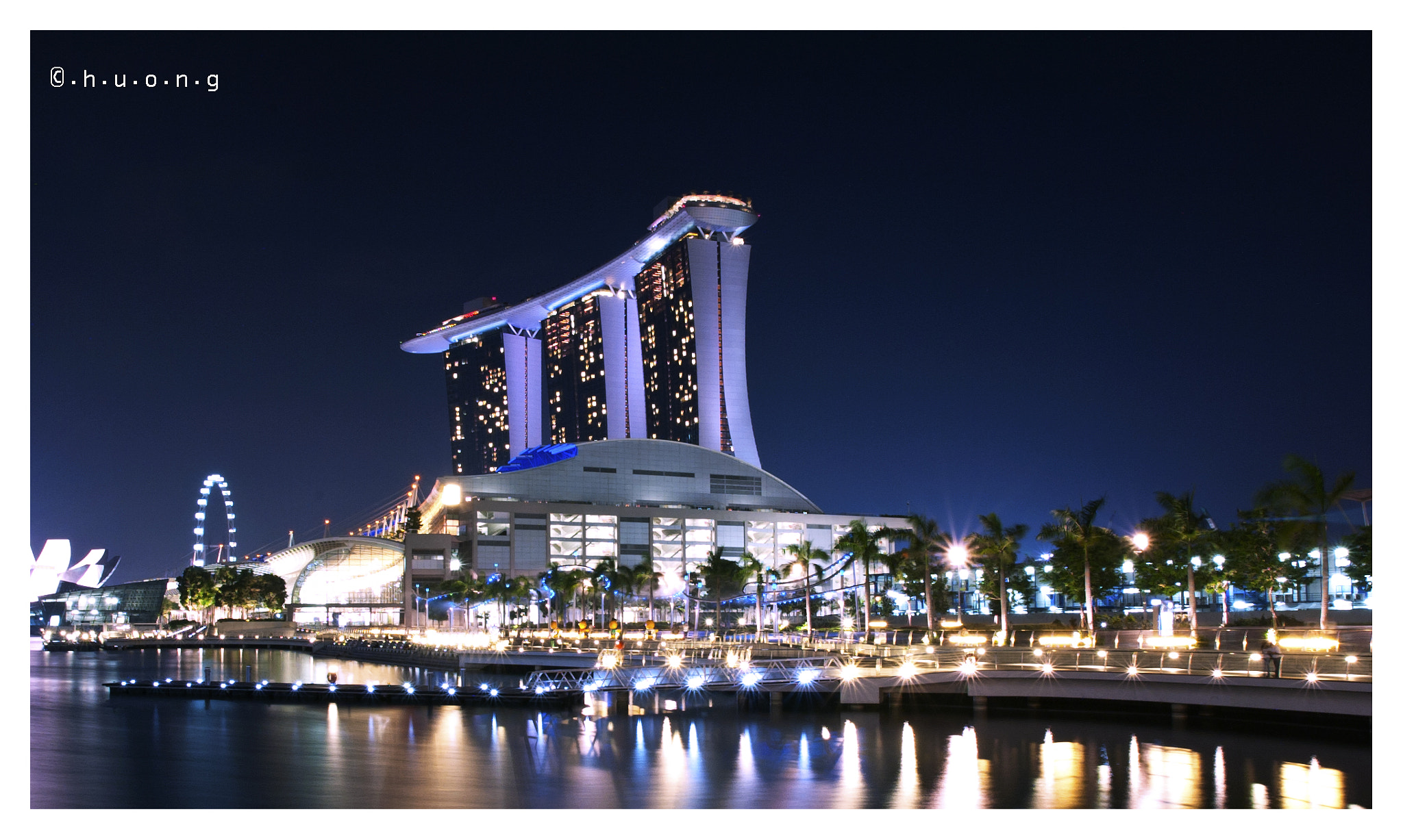 Nikon D2Hs + Tamron SP AF 17-50mm F2.8 XR Di II VC LD Aspherical (IF) sample photo. Marina bay sands photography