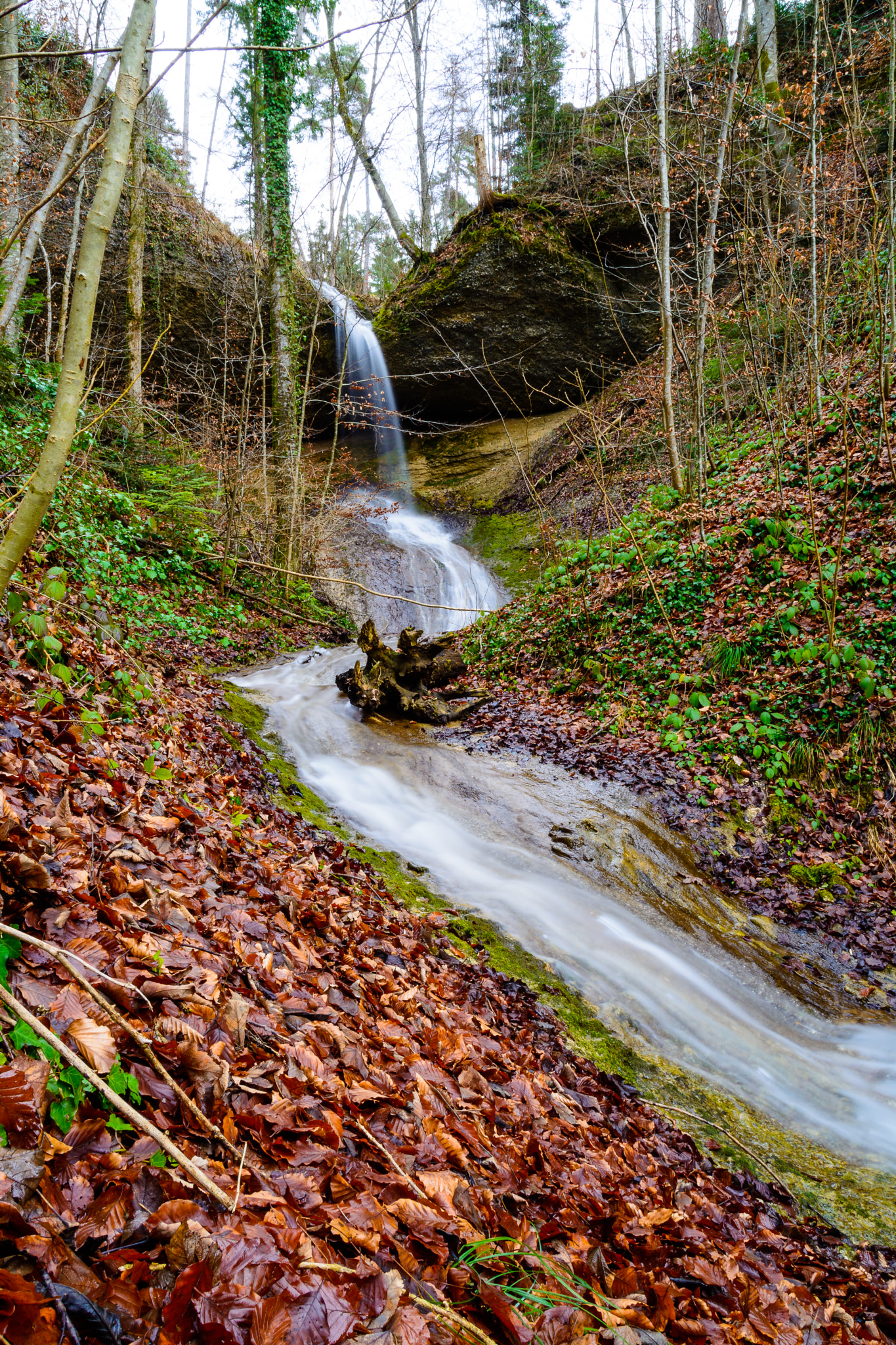 Sigma 18-250mm F3.5-6.3 DC OS HSM sample photo. Wasserfall weierbächli sicht von der mitte photography