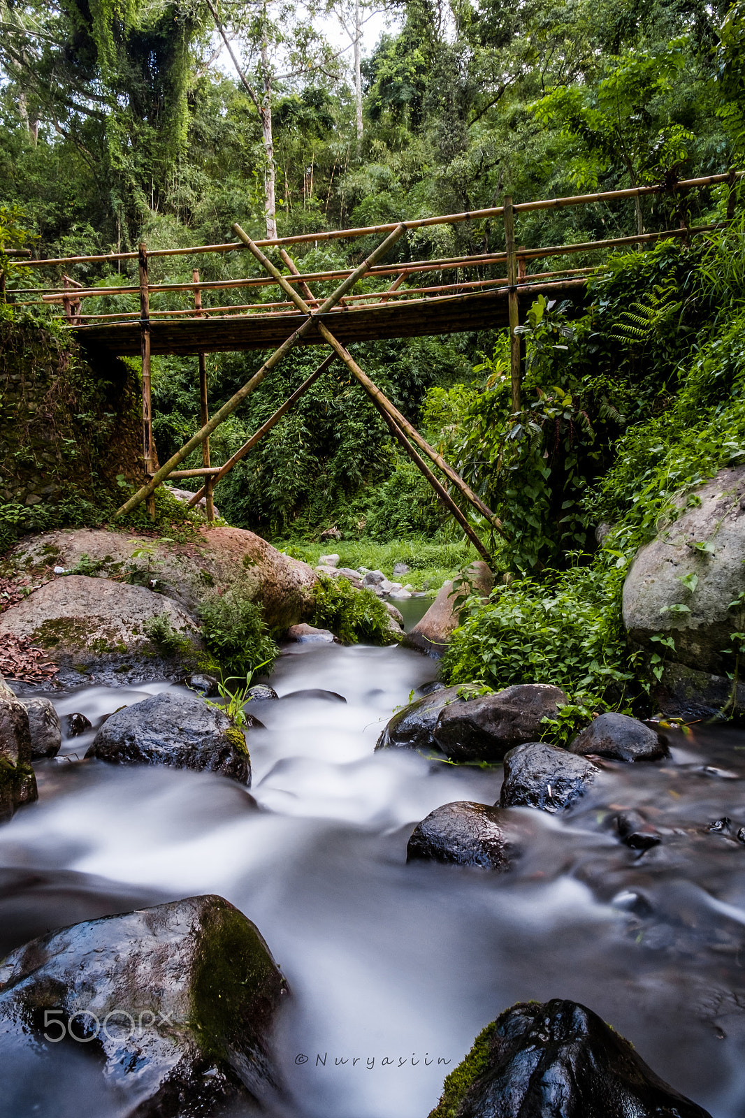 Fujifilm X-Pro1 + Fujifilm XC 16-50mm F3.5-5.6 OIS II sample photo. Bamboo bridge photography