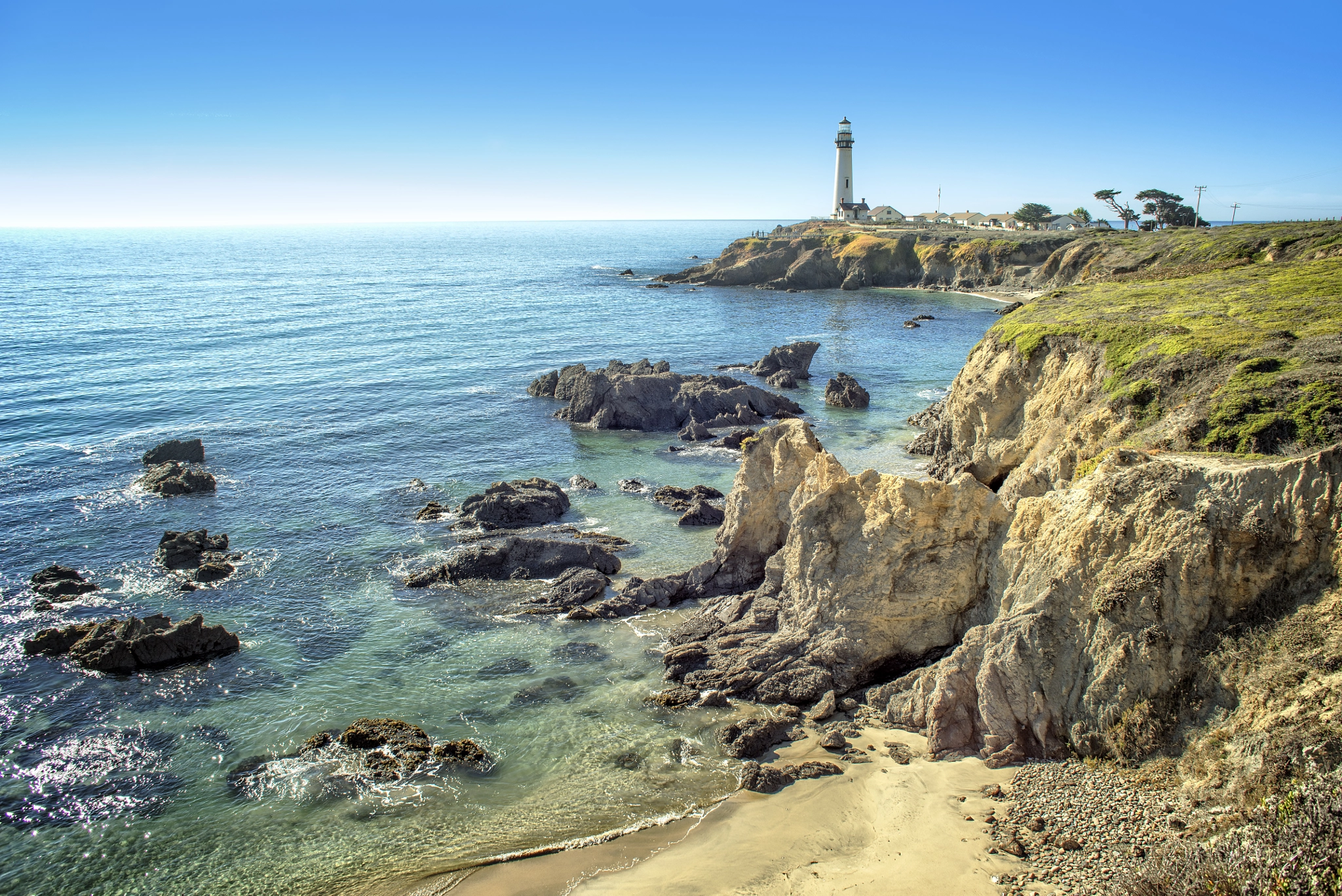Sony a7R + Minolta AF 28-85mm F3.5-4.5 sample photo. Pigeon point lighthouse photography