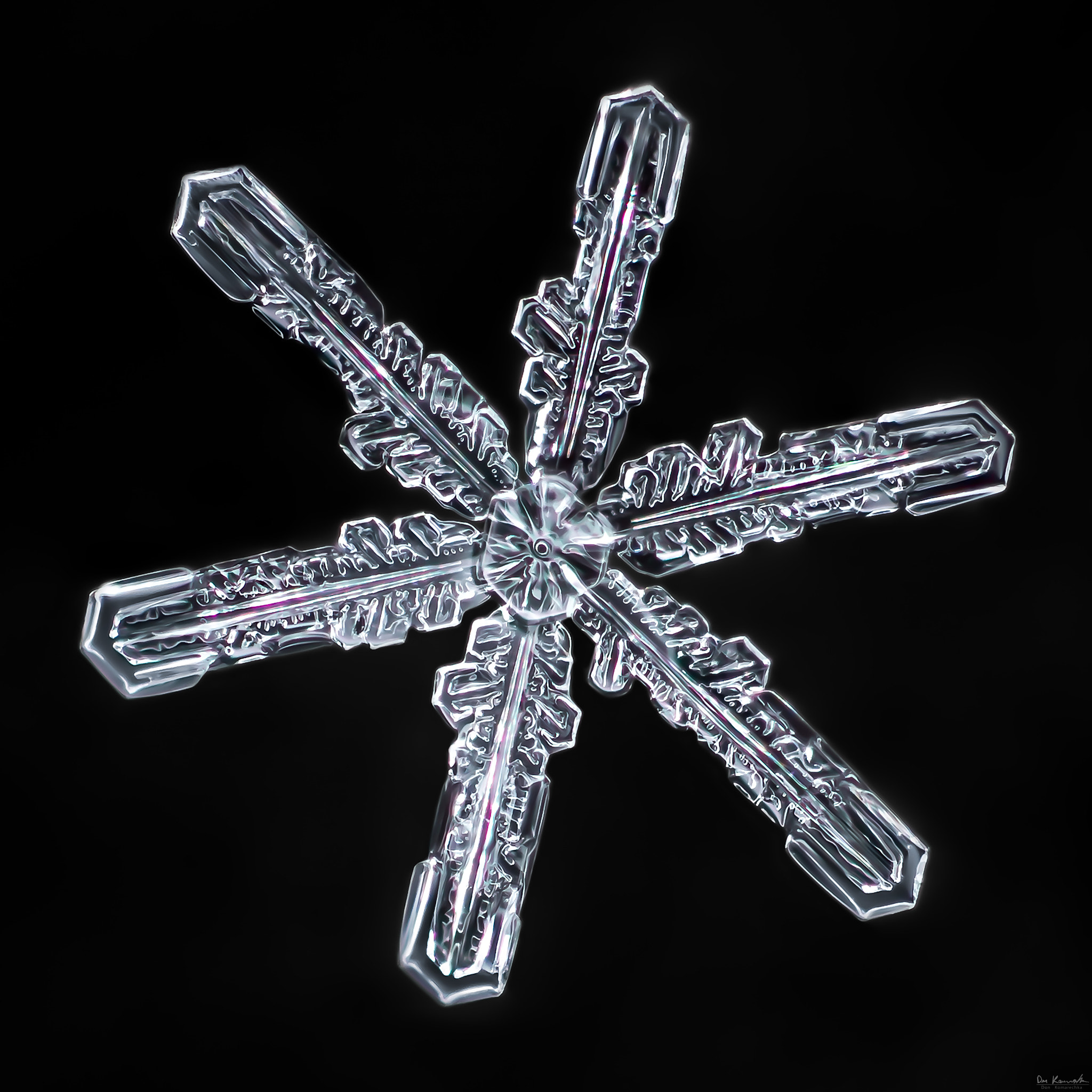 Canon MP-E 65mm F2.5 1-5x Macro Photo sample photo. Snowflake-a-day #37 photography