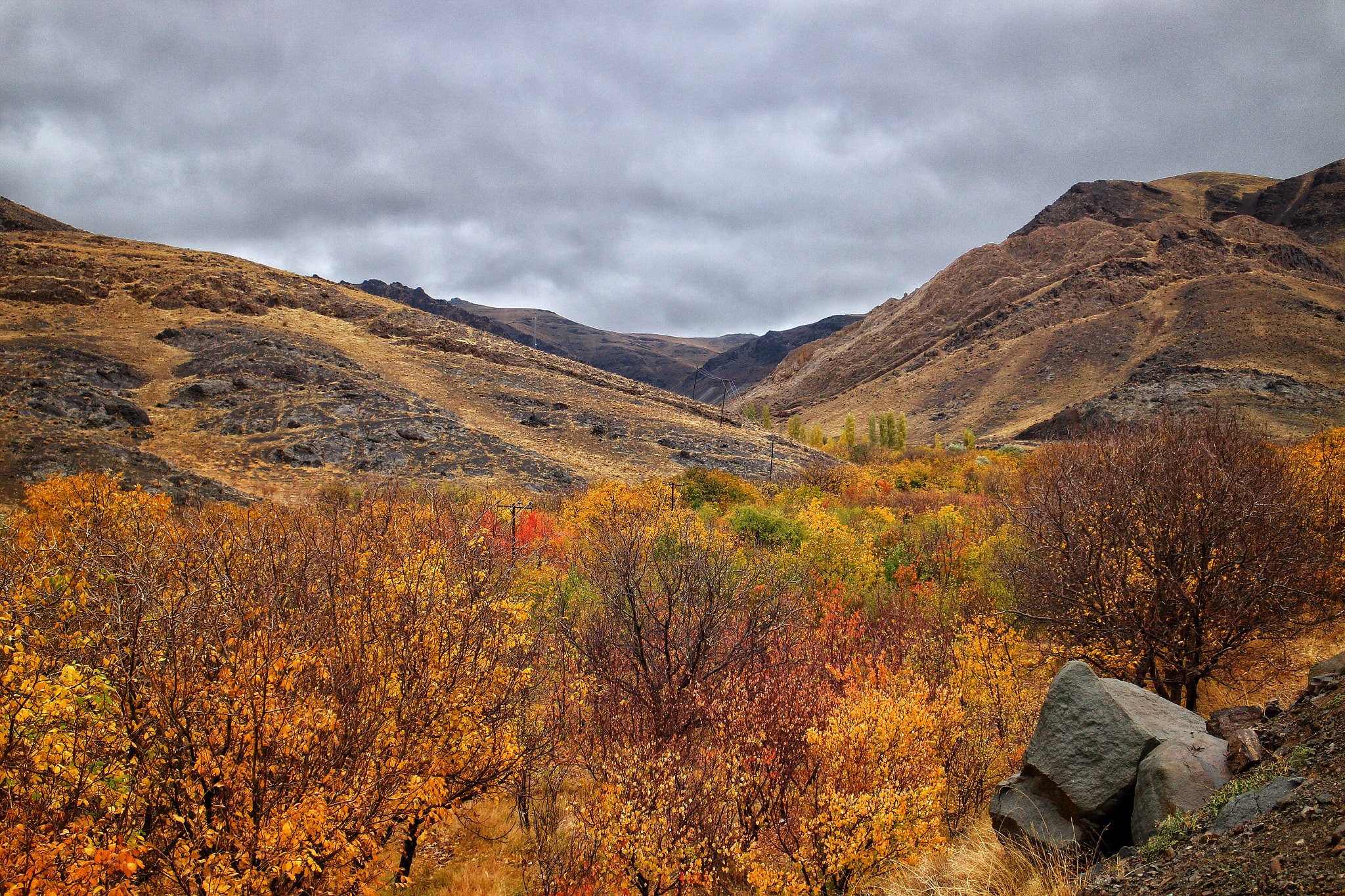 Canon EF-M 18-55mm F3.5-5.6 IS STM sample photo. Autumn mountains 1 photography
