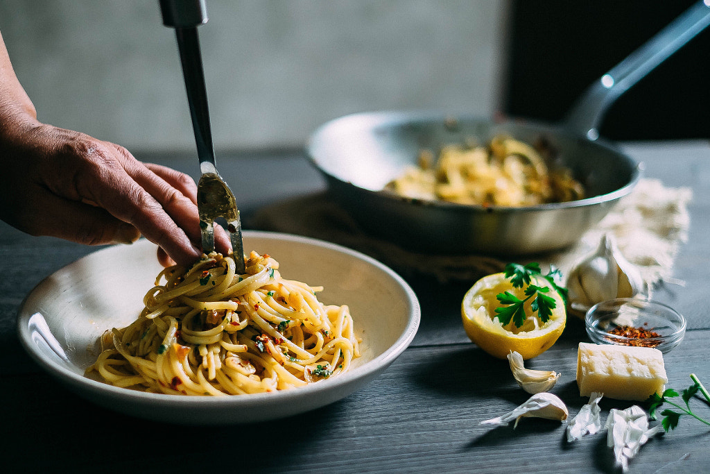 Pasta aglio olio, film“CHEF”style by Hidekazu Makiyama on 500px.com