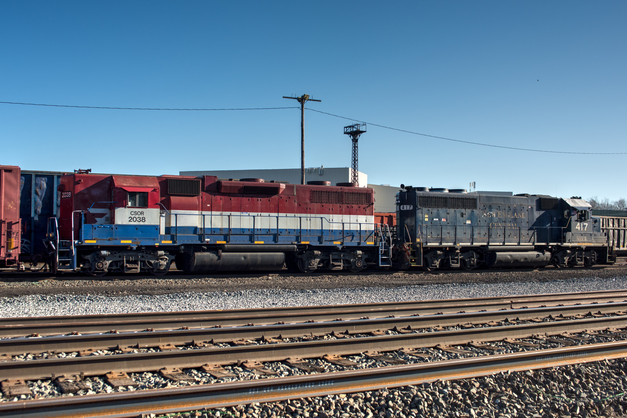 Nikon D810 + AF Zoom-Nikkor 35-70mm f/2.8 sample photo. Csor gp38 and gp40 in hartford photography
