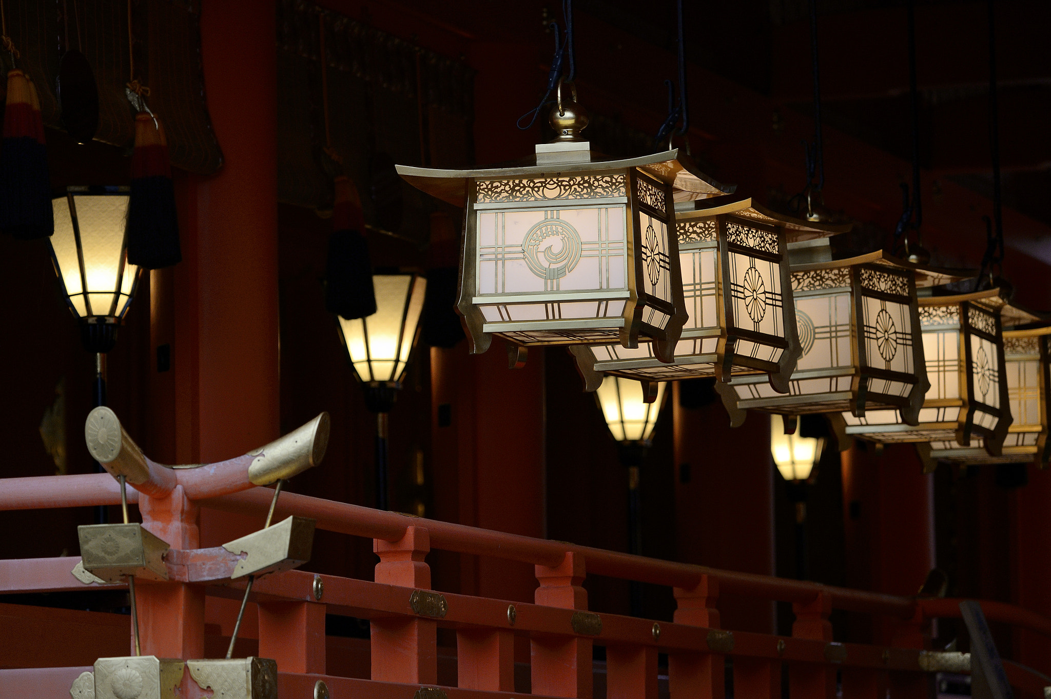 Nikon Df sample photo. Japanese lanterns photography
