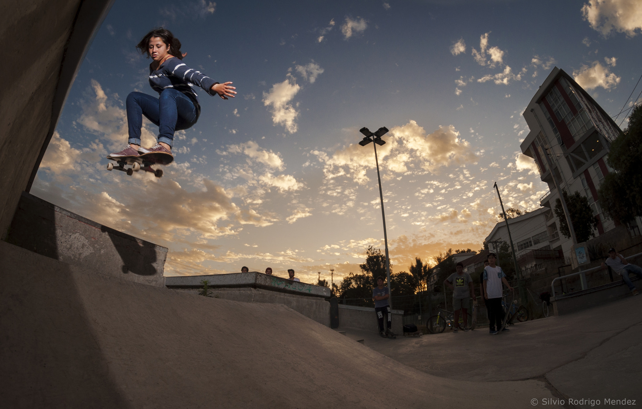 Nikon D5000 + Samyang 8mm F3.5 Aspherical IF MC Fisheye sample photo. Javiera arriagada - ollie gap roll-in photography