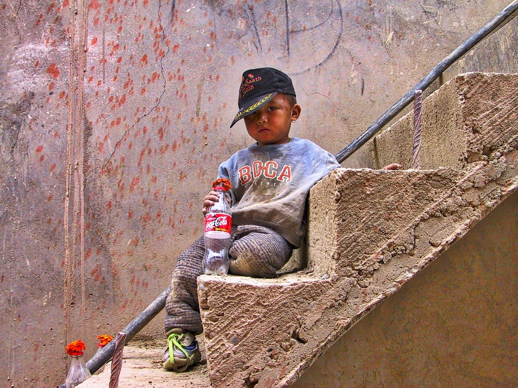 Canon POWERSHOT G1 sample photo. Ladakh boy photography