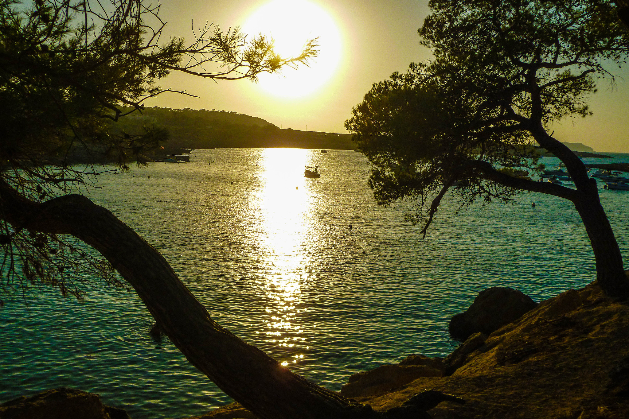 Panasonic Lumix DMC-FH25 (Lumix DMC-FS35) sample photo. Ibiza sunset photography