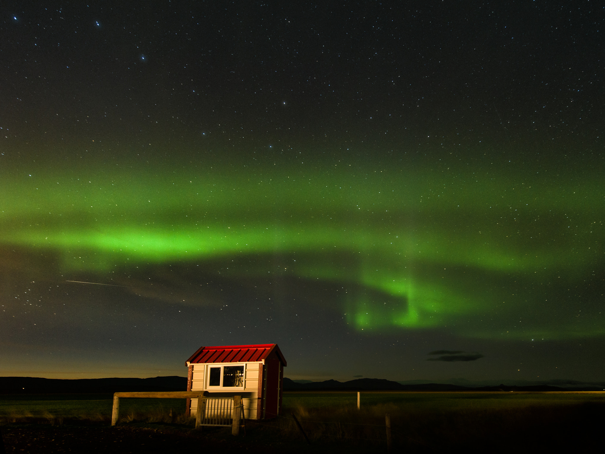 Nikon Df sample photo. The big dipper's aurora photography