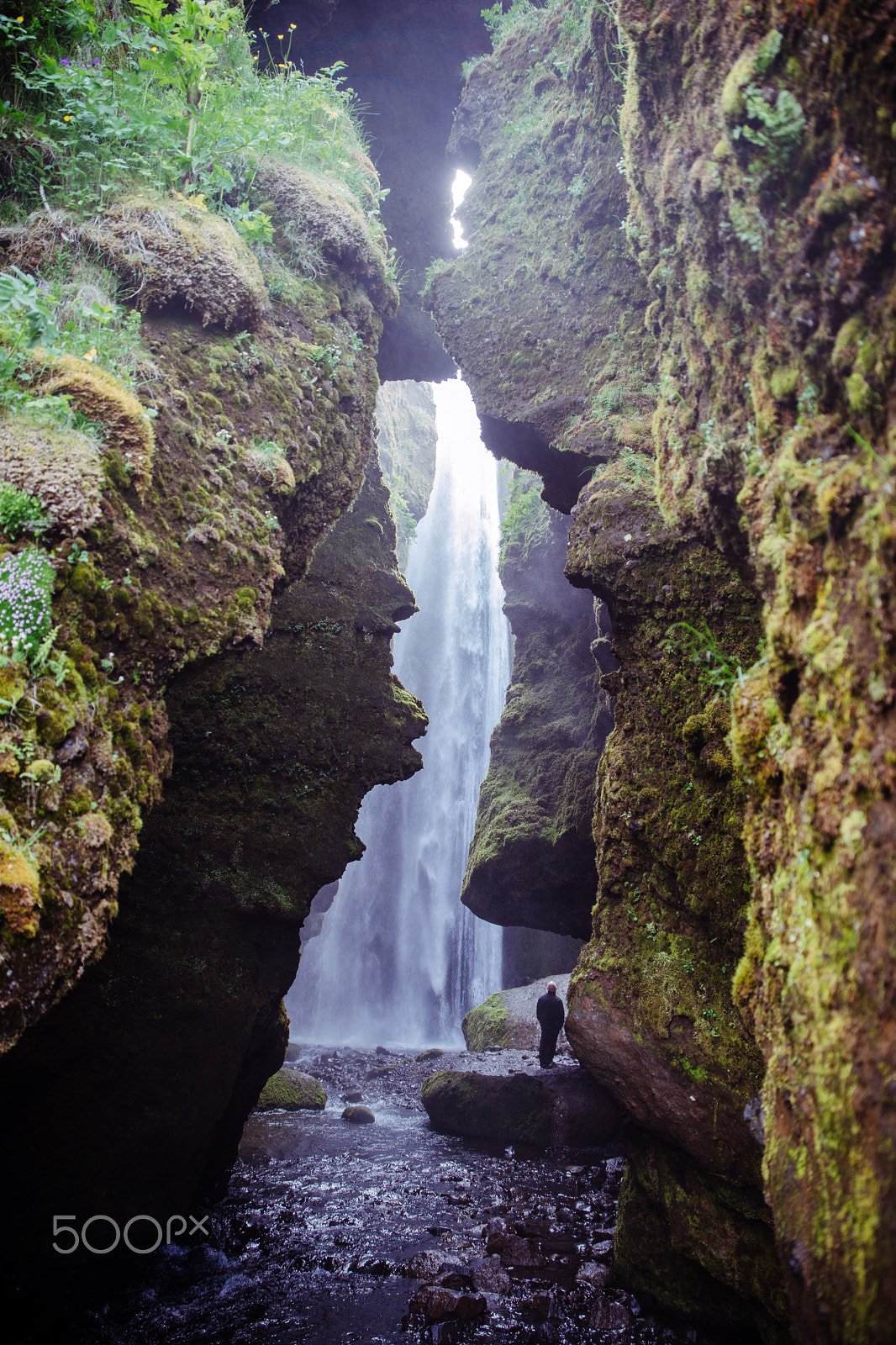 Canon EF 24-70mm F2.8L II USM sample photo. Iceland hidden waterfall photography