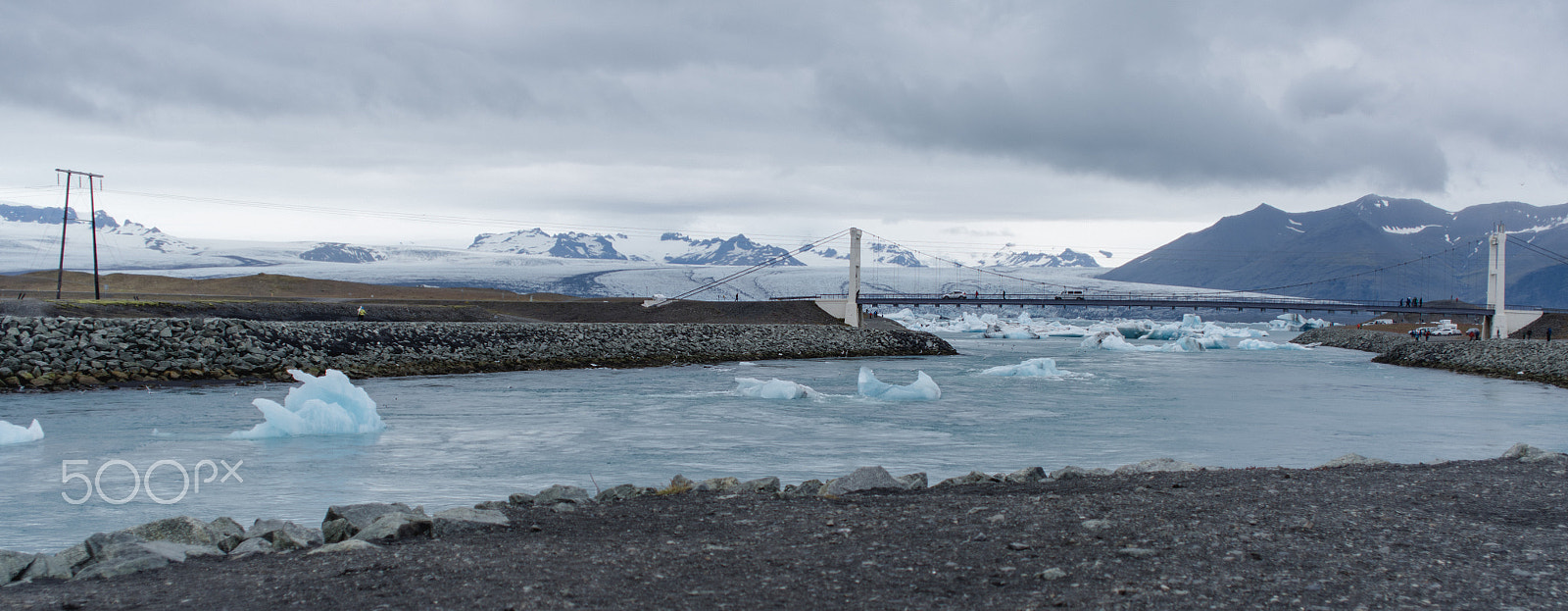 smc PENTAX-FA 645 45mm F2.8 sample photo. Jokulsarlon glacier bay iceland photography