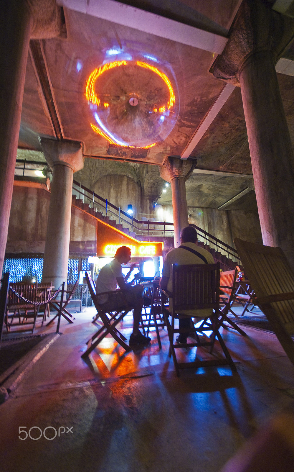 Nikon D2X sample photo. The cistern, istanbul photography