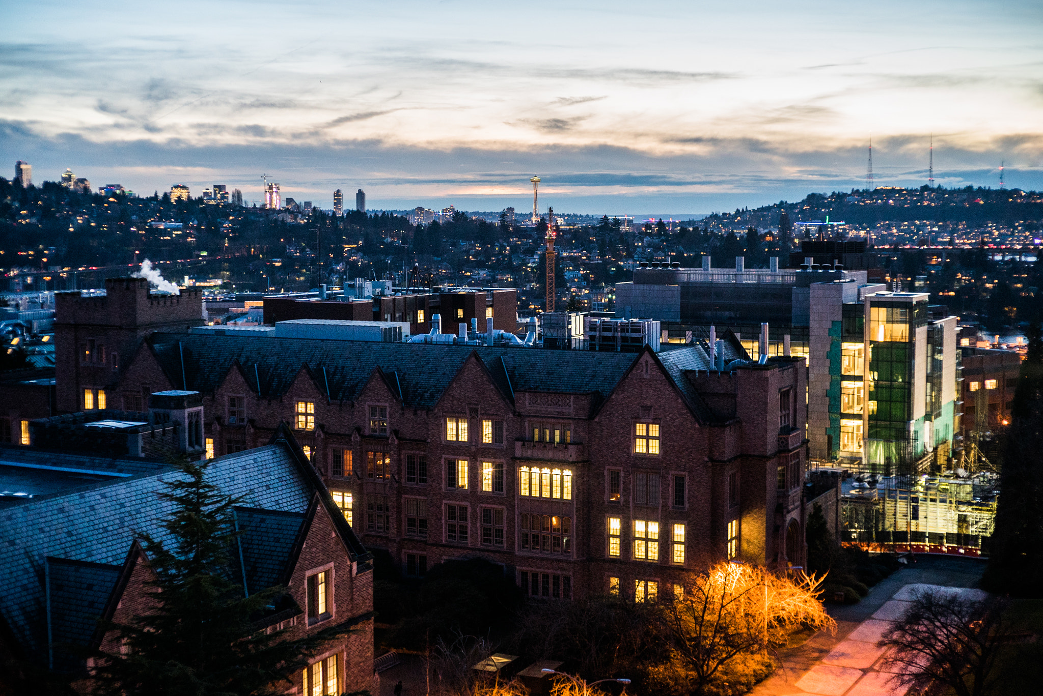Sunset @ University of Washington