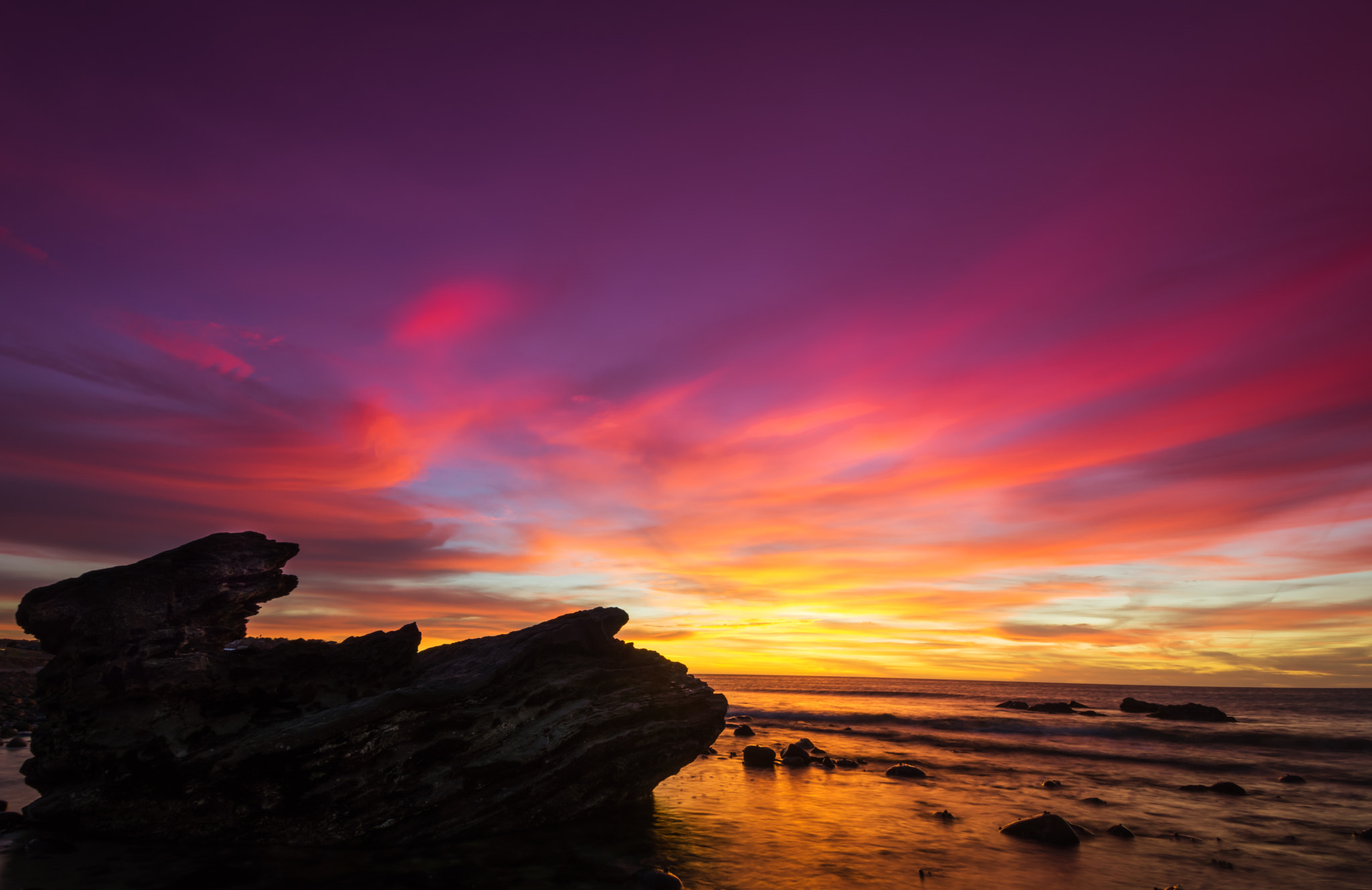 Sony SLT-A77 sample photo. Rabbit rock sunset photography