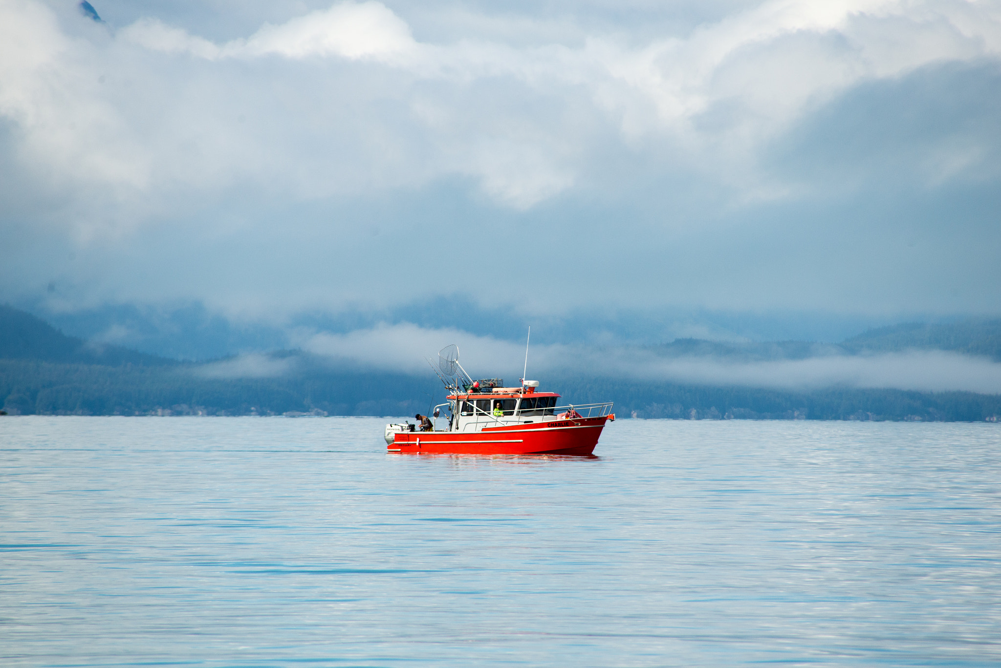 Nikon D600 sample photo. Red boat photography