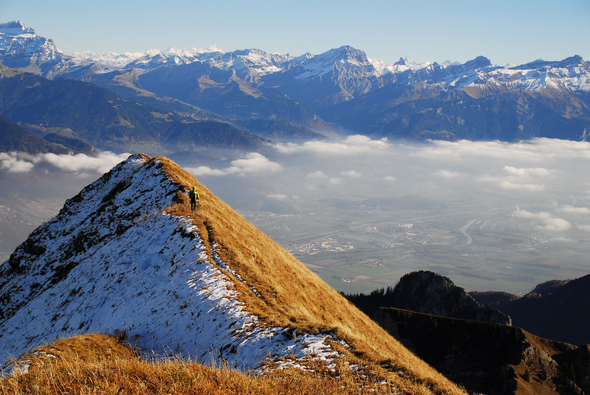 Nikon D200 sample photo. Hike on grammont - switz. photography