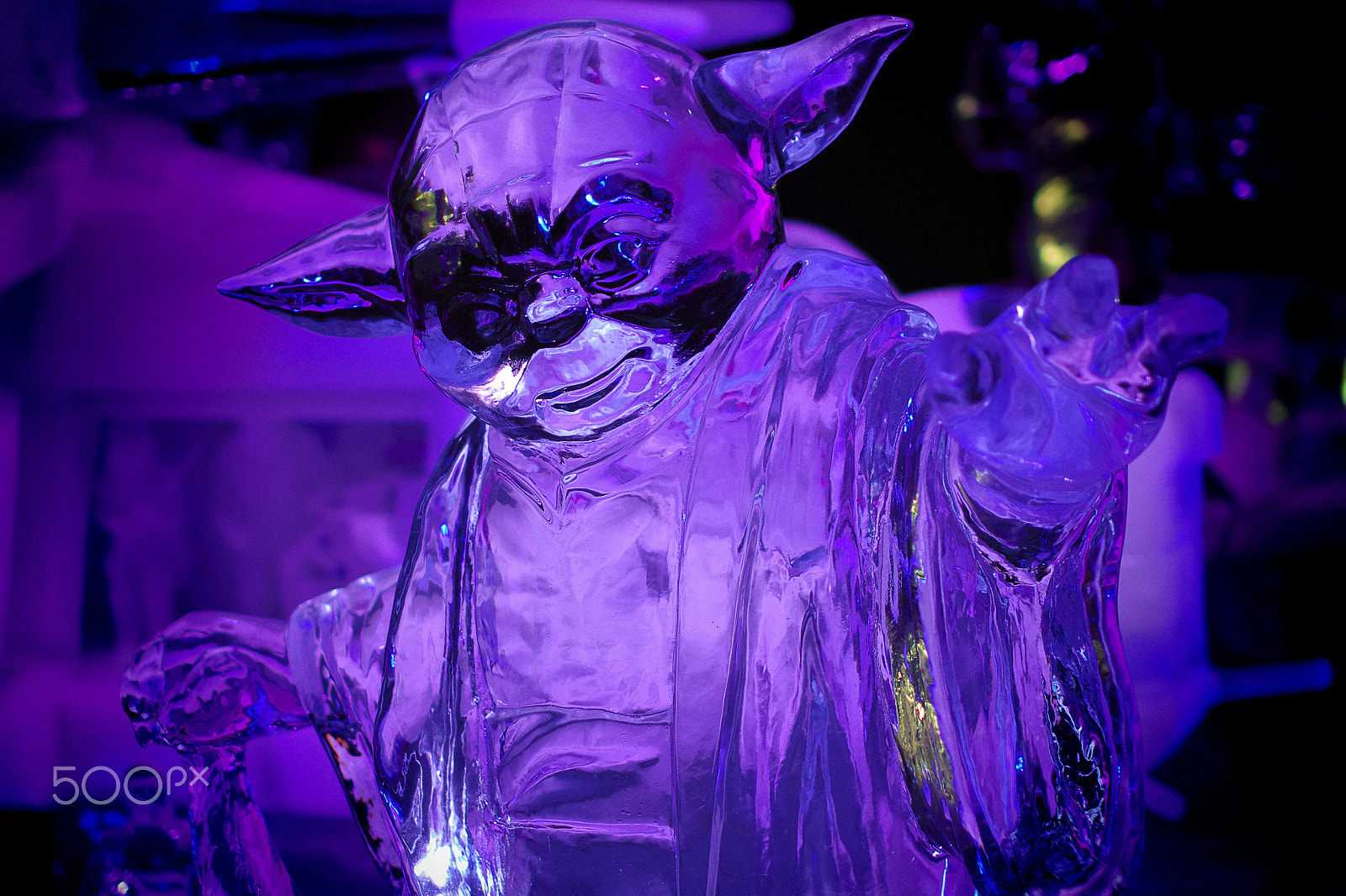 Pentax K-5 + Sigma 50mm F1.4 EX DG HSM sample photo. Ice sculpture - yoda photography