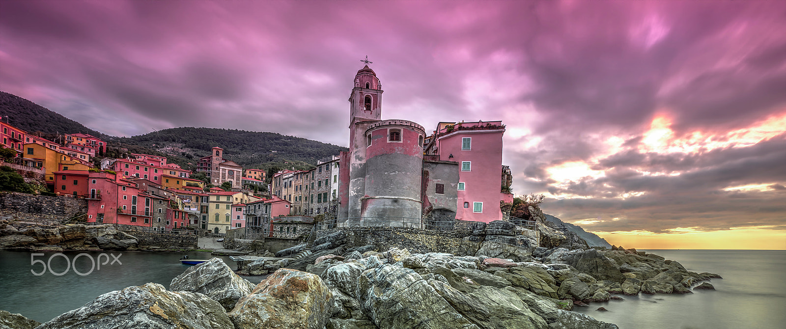 Nikon D3X sample photo. Tellaro sunrise photography