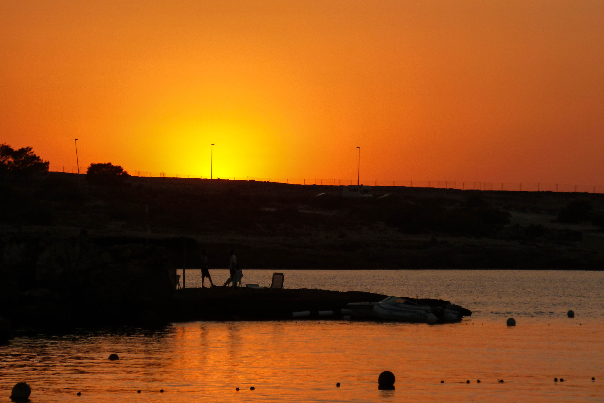 Panasonic Lumix DMC-FH25 (Lumix DMC-FS35) sample photo. Ibiza sunset photography