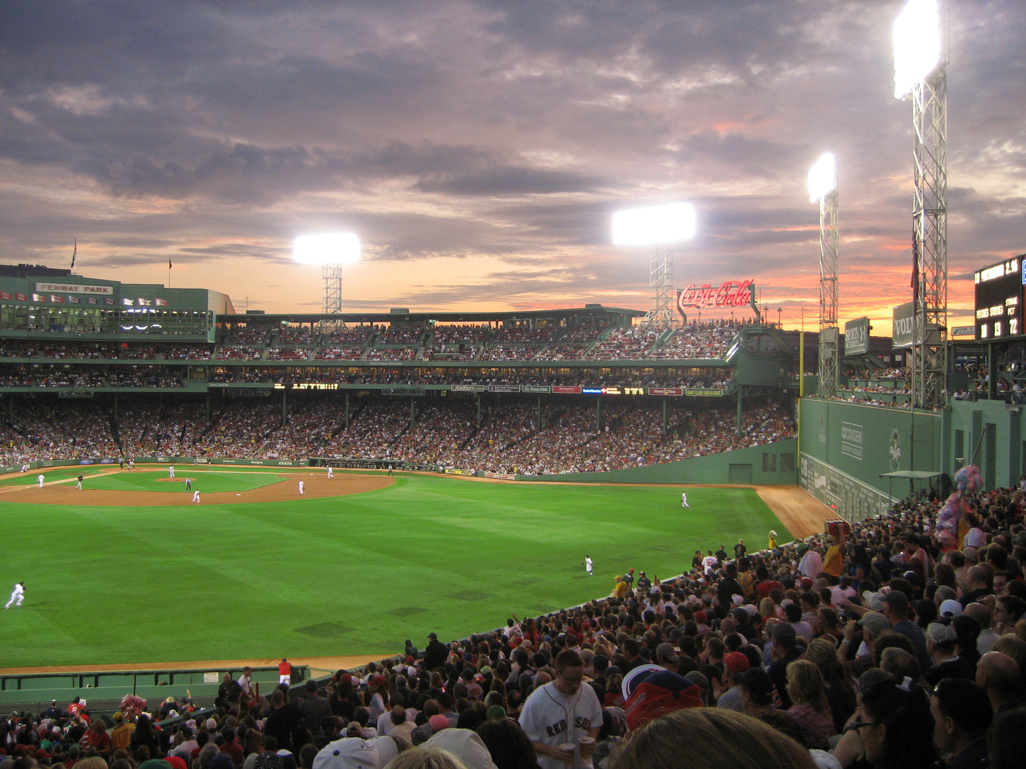 Canon POWERSHOT SD600 sample photo. Labor day- fenway park photography