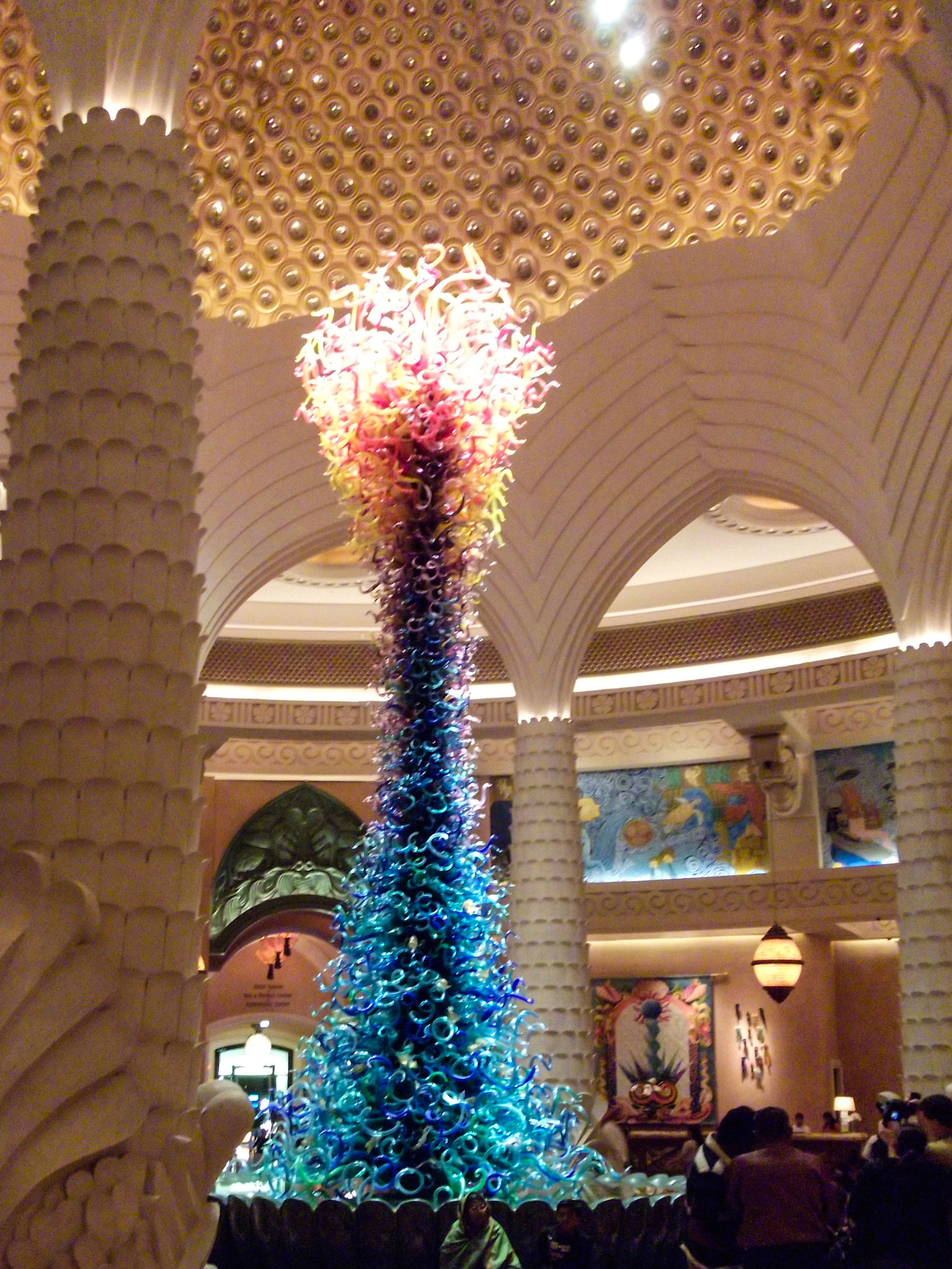 FujiFilm FinePix JV100 (FinePix JV105) sample photo. Atlantis lobby photography