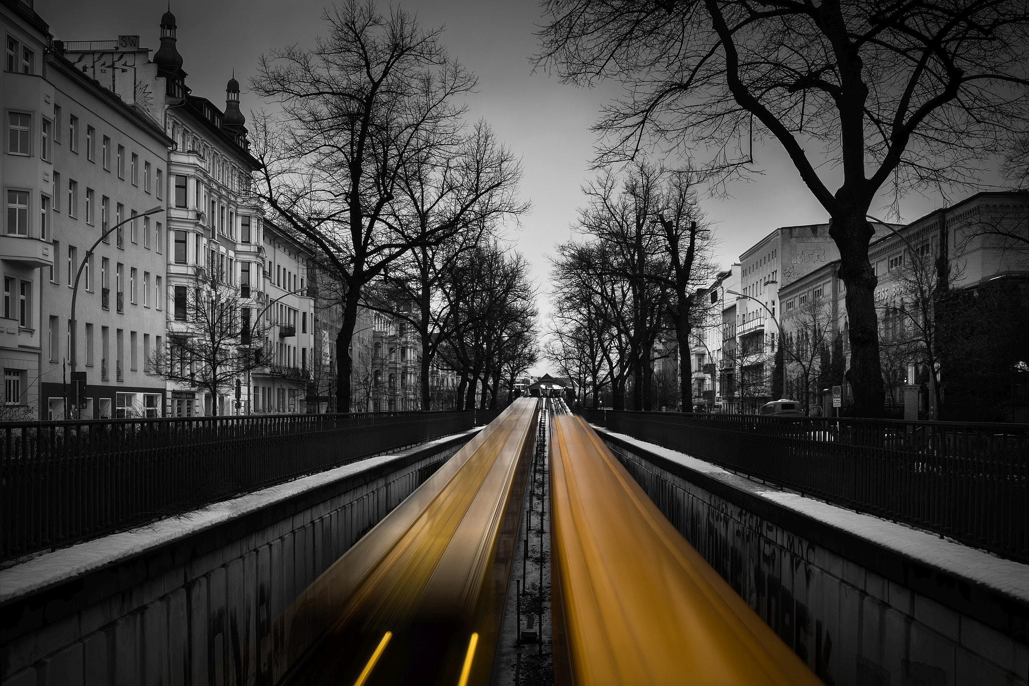 Olympus OM-D E-M10 sample photo. Berlin subway photography