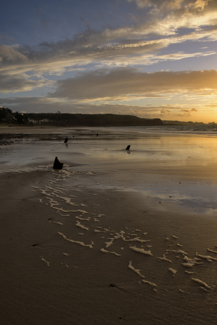 Sony a6000 + Canon EF 17-40mm F4L USM sample photo. St ouens bay sunset photography