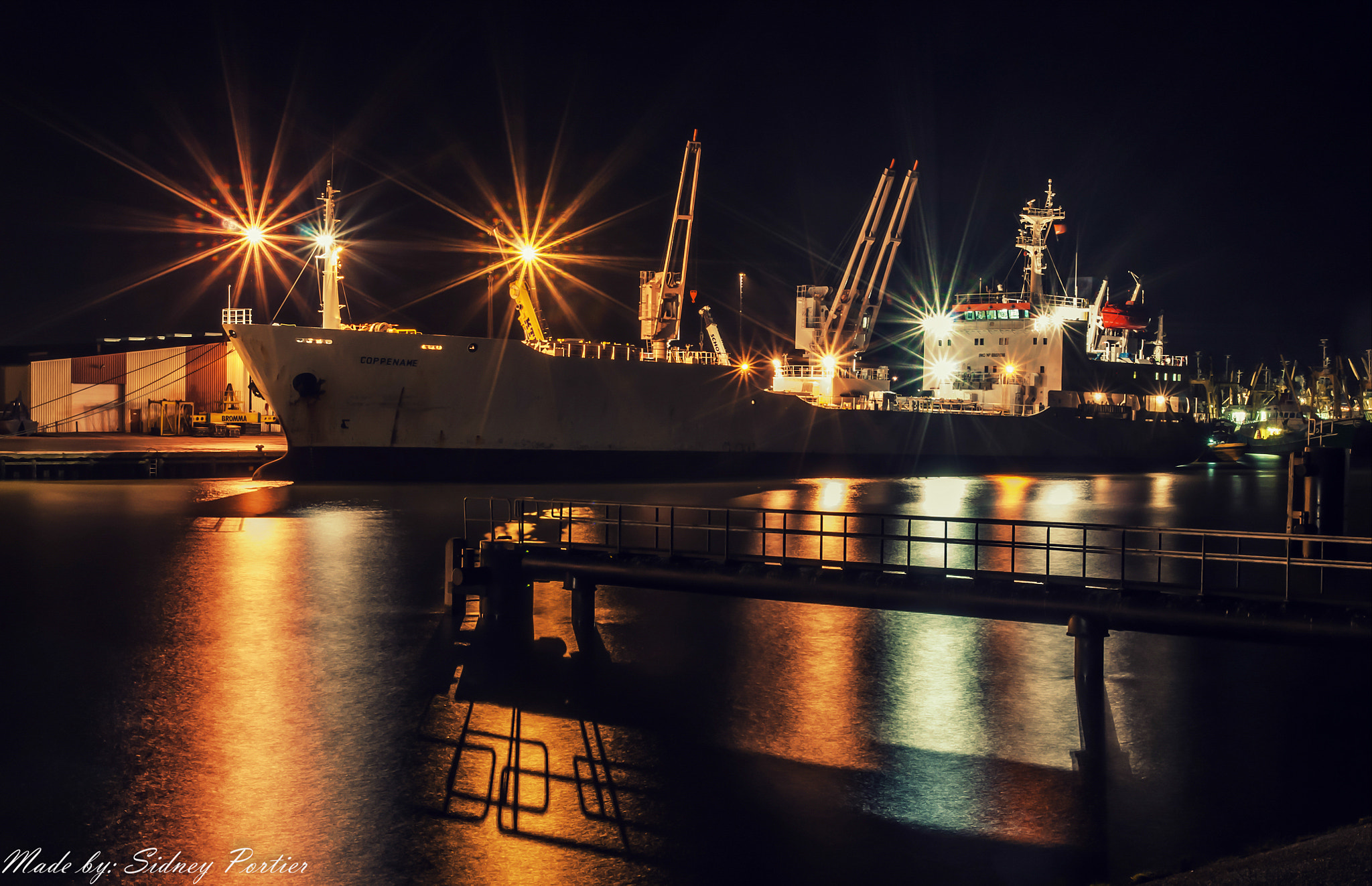 Sigma 17-70mm F2.8-4.5 DC Macro Asp. IF sample photo. Harlingen harbor in the evening photography