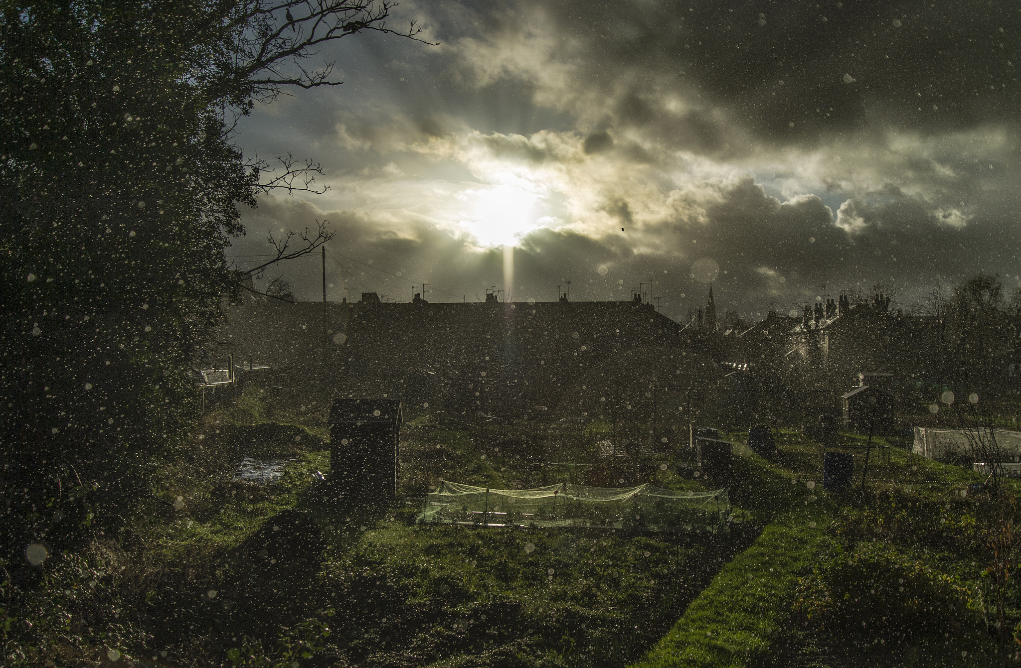 Nikon D4S sample photo. Rainstorm over folly island photography