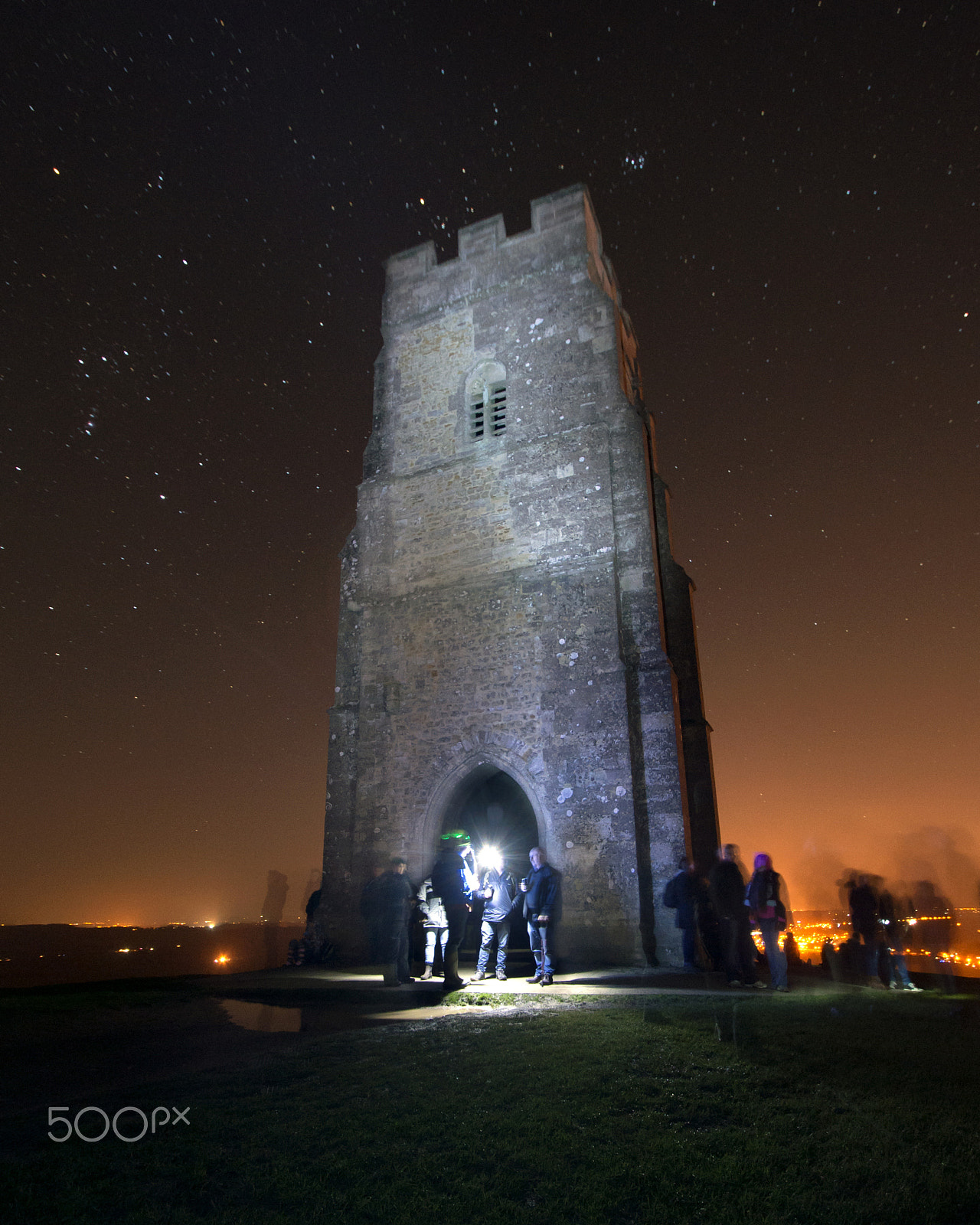 Nikon D800 + Tamron SP AF 10-24mm F3.5-4.5 Di II LD Aspherical (IF) sample photo. New years at glastonbury tor photography