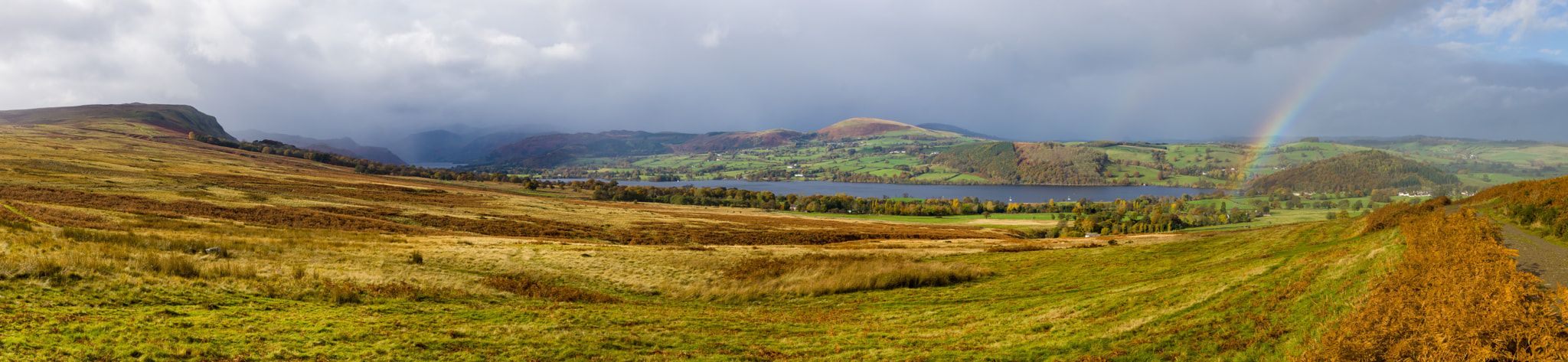 Sony SLT-A65 (SLT-A65V) sample photo. Ullswater panorama photography