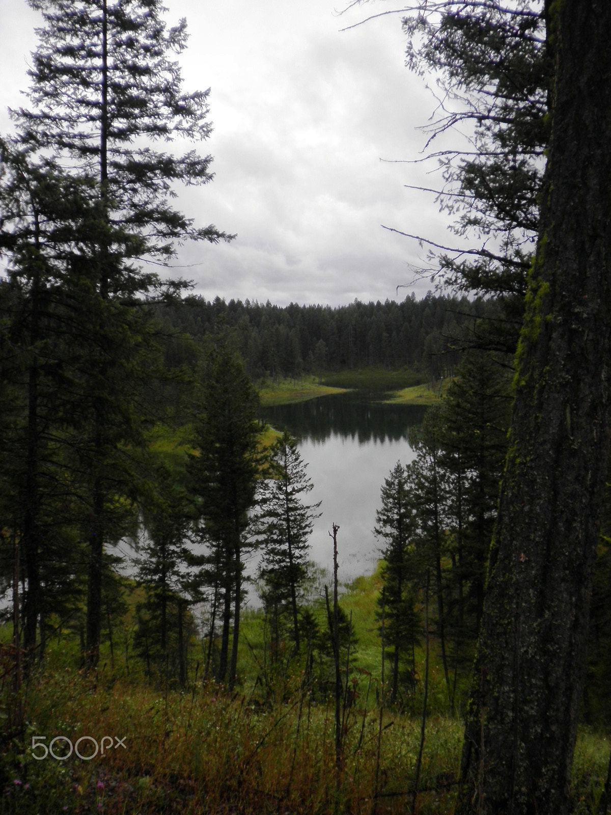 SANYO S120 sample photo. Hidden lake photography