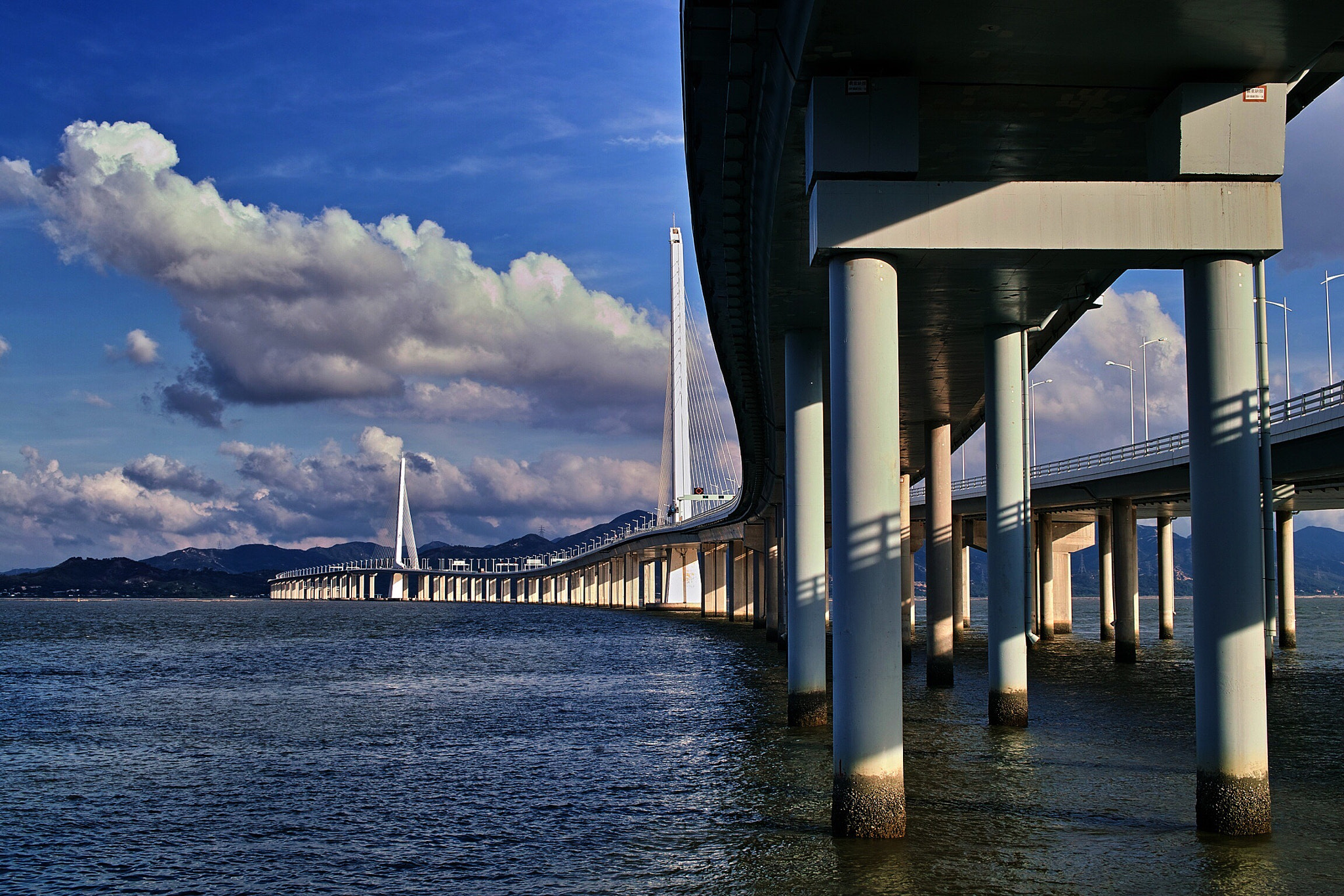Sigma DP2s sample photo. The bridge linking hong kong and shenzhen photography
